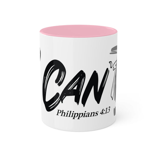 I Can't Classic * Pink Mug, 11oz