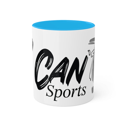 I Can't Sports * Light Blue Mug, 11oz