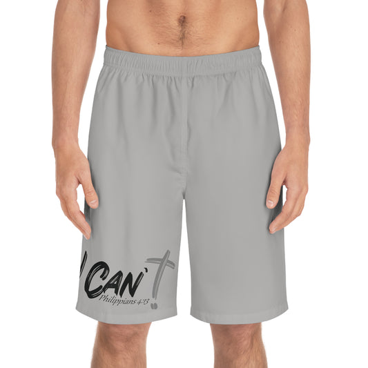 Grey Board Shorts: I Can't Classic