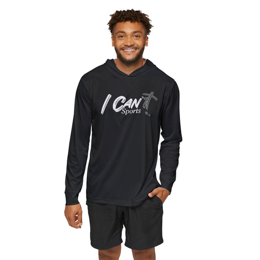 I Can't Sports * Men's Black Warmup Hoodie