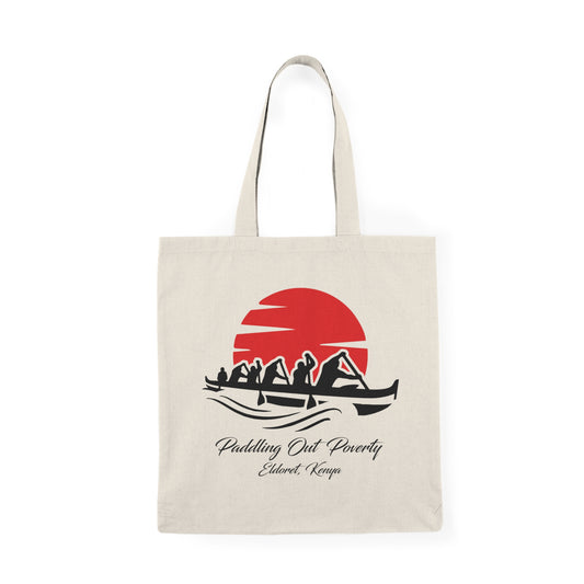Paddling Out of Poverty~~Natural Tote Bag