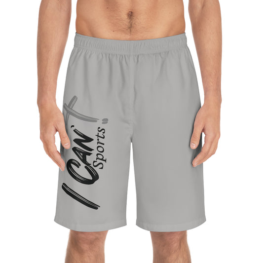 I Can't Sports~~Grey Board Shorts Design