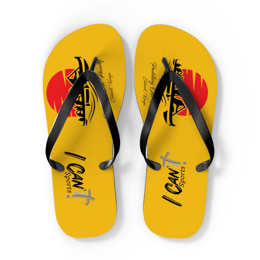 Paddling Out of Poverty~~Flip Flops Yellow