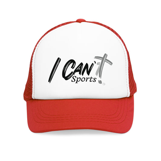 I Can't Sports Red~~Mesh Cap